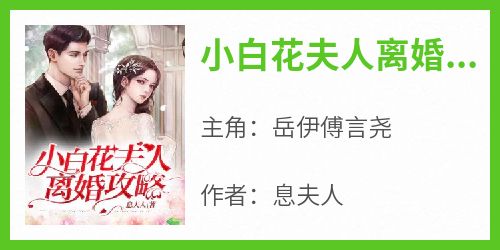 小白花夫人离婚攻略小说(完整版)-岳伊傅言尧章节阅读