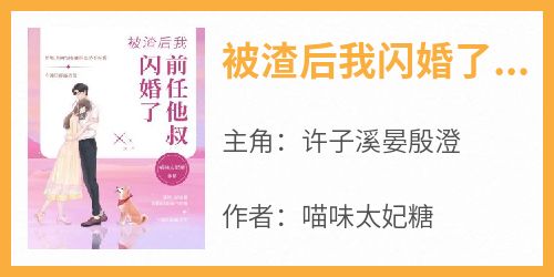 《被渣后我闪婚了前任他叔》许子溪晏殷澄最新章节在线阅读