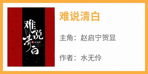 《难说清白》赵启宁贺显by水无伶免费看