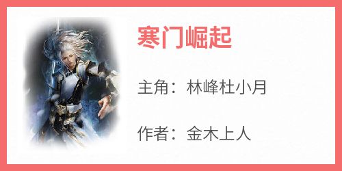 寒门崛起主角是林峰杜小月小说百度云全文完整版阅读