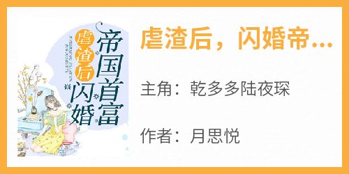 全网首发完整小说虐渣后，闪婚帝国首富主角乾多多陆夜琛在线阅读