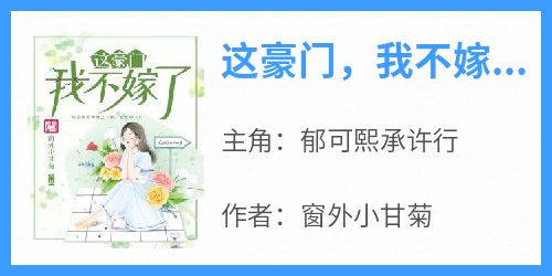 《这豪门，我不嫁了》by窗外小甘菊小说完结版在线阅读