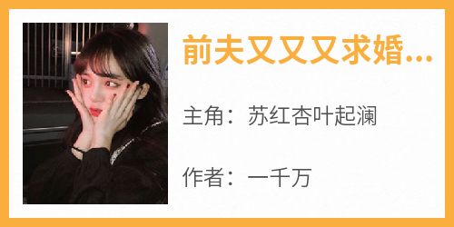 苏红杏叶起澜全文最新章节正版小说免费阅读