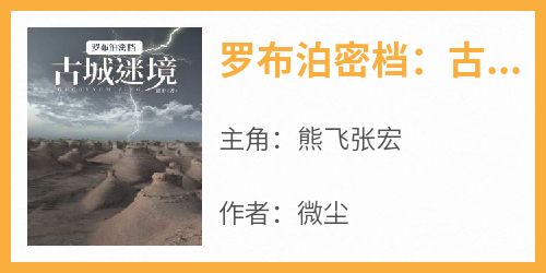 小说罗布泊密档：古城迷境主角为熊飞张宏免费阅读