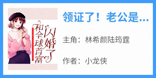 领证了！老公是全球首富是什么小说林希颜陆筠霆全本免费阅读