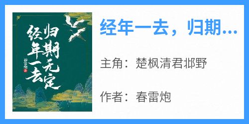 完整版《经年一去，归期无定》楚枫清君邶野小说免费在线阅读