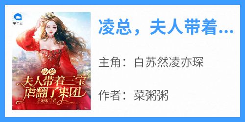 白苏然凌亦琛是哪本小说主角 《凌总，夫人带着三宝虐翻了集团》免费全章节阅读