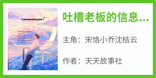 (热推新书)《吐槽老板的信息被发现了》宋恪小乔沈桔云无弹窗阅读