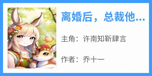 《离婚后，总裁他每天哭唧唧》无广告阅读 许南知靳肆言免费在线阅读