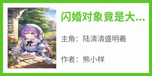 《闪婚对象竟是大佬》精彩章节-闪婚对象竟是大佬免费阅读全文