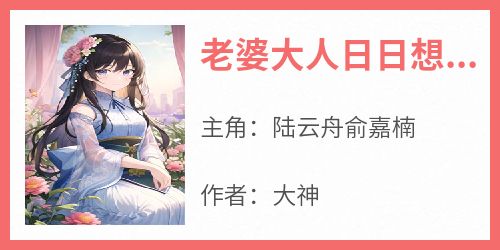 抖音爆款《老婆大人日日想离婚》陆云舟俞嘉楠无广告阅读