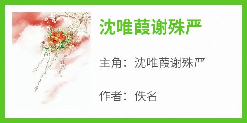 《沈唯葭谢殊严》by佚名小说完结版在线阅读