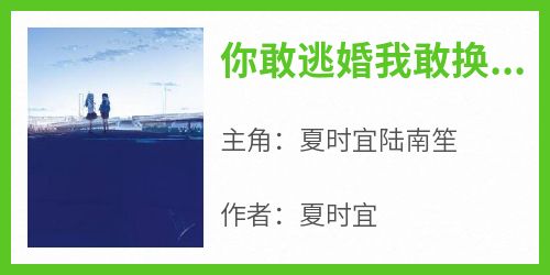 你敢逃婚我敢换郎大结局阅读 夏时宜陆南笙小说在线章节