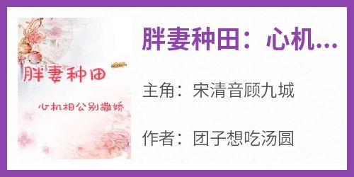 宋清音顾九城《胖妻种田：心机相公别撒娇》小说完整版