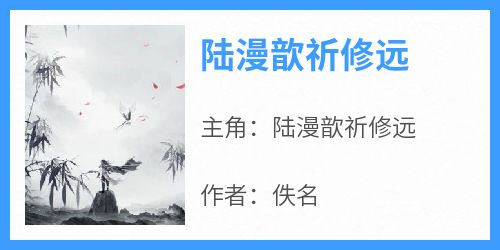 陆漫歆祈修远(新书)小说_陆漫歆祈修远阅读