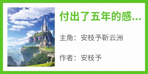 免费完结小说《付出了五年的感情却只换来云淡风轻安枝予靳云洲》无弹窗免费阅读