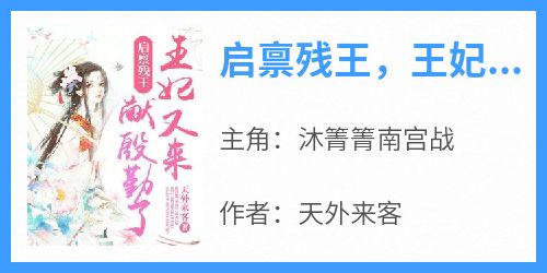 《启禀残王，王妃又来献殷勤了》by天外来客小说完结版在线阅读