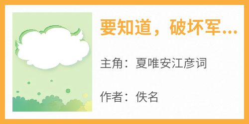 精彩小说要知道，破坏军婚是要受处分的夏唯安江彦词全章节在线阅读