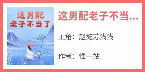 独家这男配老子不当了小说-主角赵懿苏浅浅全文免费阅读