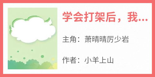 爆款小说《学会打架后，我乳腺都通了》主角萧晴晴厉少岩全文在线完本阅读