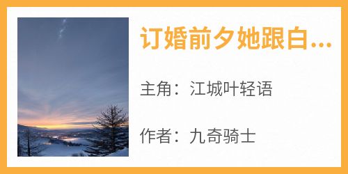 江城叶轻语小说订婚前夕她跟白月光去了KTV完整章节