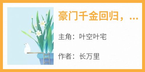 豪门千金回归，怼遍全天下【全章节】叶空叶宅完结版免费阅读