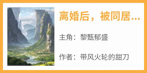 知乎小说离婚后，被同居上司撩哭了主角是黎甄郁盛全文阅读