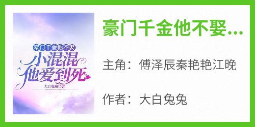 最新小说豪门千金他不娶，小混混他爱到死主角傅泽辰秦艳艳江晚全文在线阅读