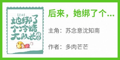 苏念意沈知南是什么小说免费版阅读抖音热文