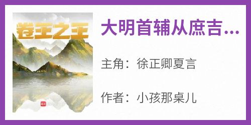 抖音爆款《大明首辅从庶吉士开始》徐正卿夏言无广告阅读