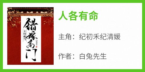 主角是纪初禾纪清媛的小说叫什么《人各有命》免费全文阅读